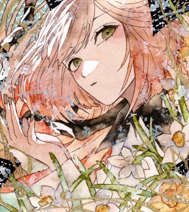花をテーマに描いた子達です 