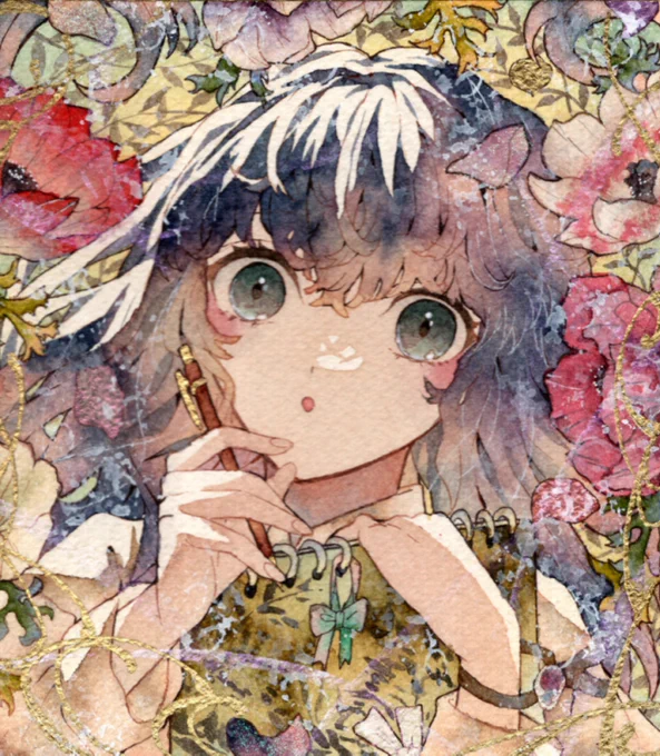 花をテーマに描いた子達です 