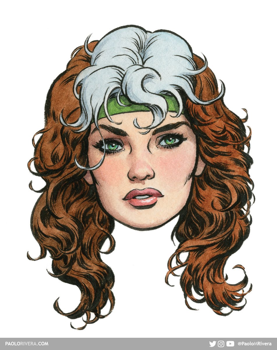「Slowly getting all of these head shots p」|Paolo Riveraのイラスト