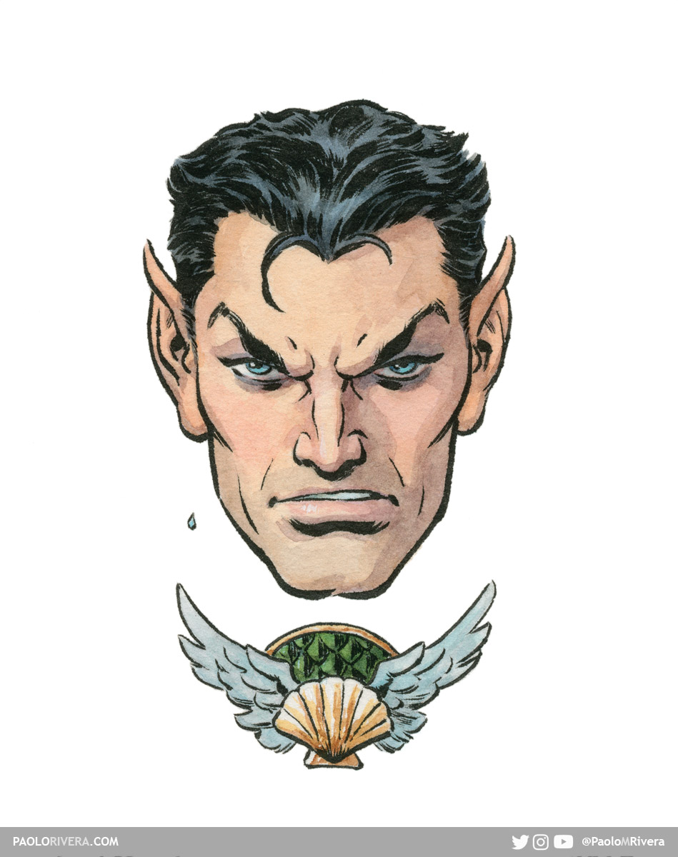 「Slowly getting all of these head shots p」|Paolo Riveraのイラスト