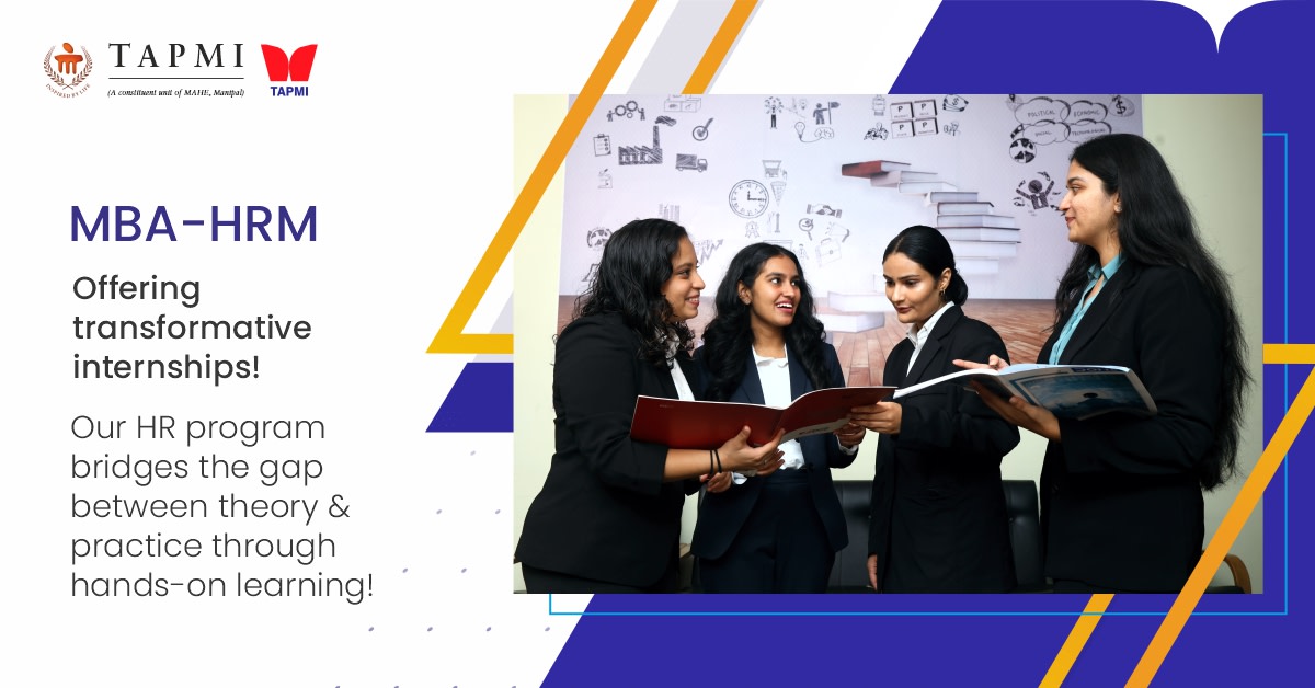 MyTAPMI's tweet photo. Our MBA-HRM program provides opportunities in transformative internships of up to five months, taking learning from the classroom to the boardroom!
#MyTAPMI #MBA #HRM #ManagementPrograms #Internships https://t.co/BUTaL12s90