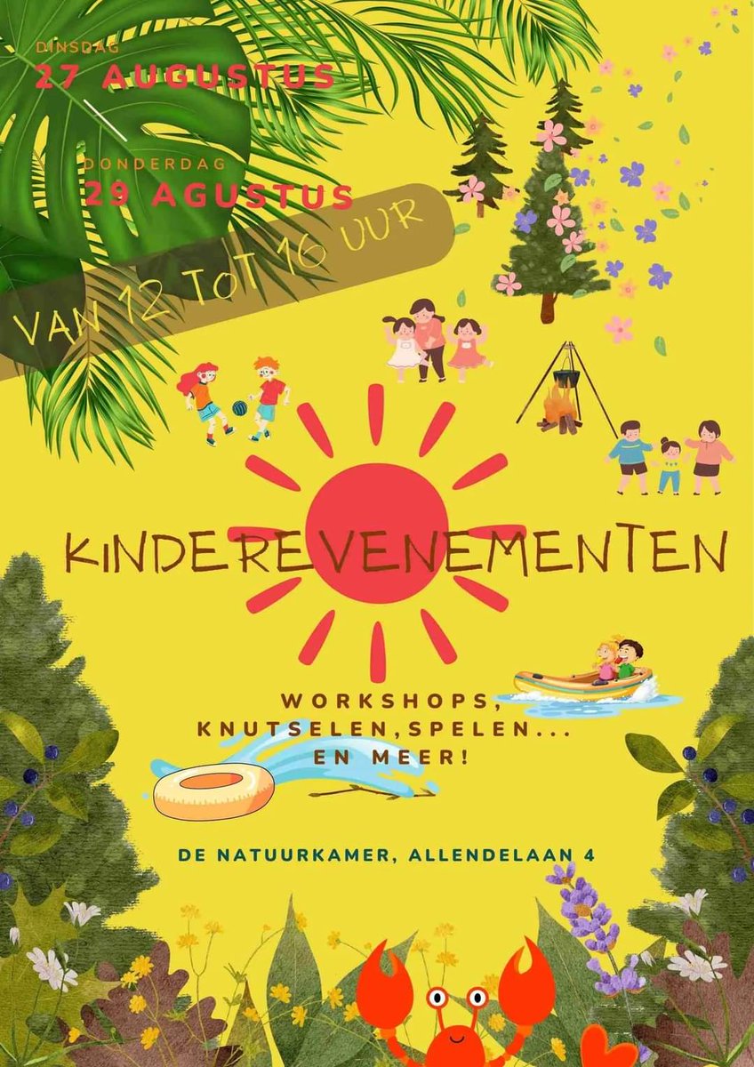natuurkamer's tweet photo. Op 27, 28 en 29 aug organiseren we van 12 - 16 uur weer allerlei leuke activiteiten voor kinderen én vergeet onze nieuwe speeltuin niet! 💦🌿 #sloterpark

Ook 6 Boswild en vaartochten Reserveer snel https://t.co/e7aLGD2xBw https://t.co/Q830lQuIOv
