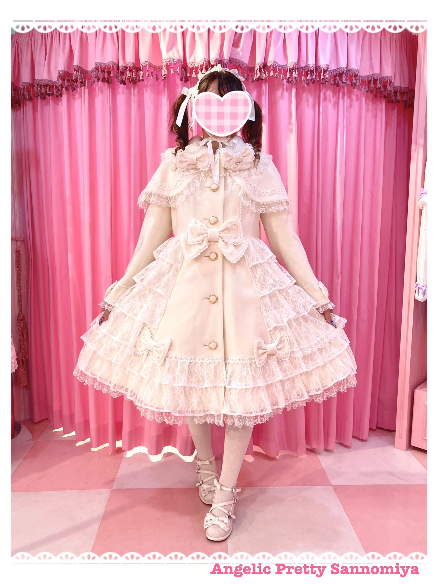 angelicpretty リボンファーケープ angelicpretty リボンファーケープ