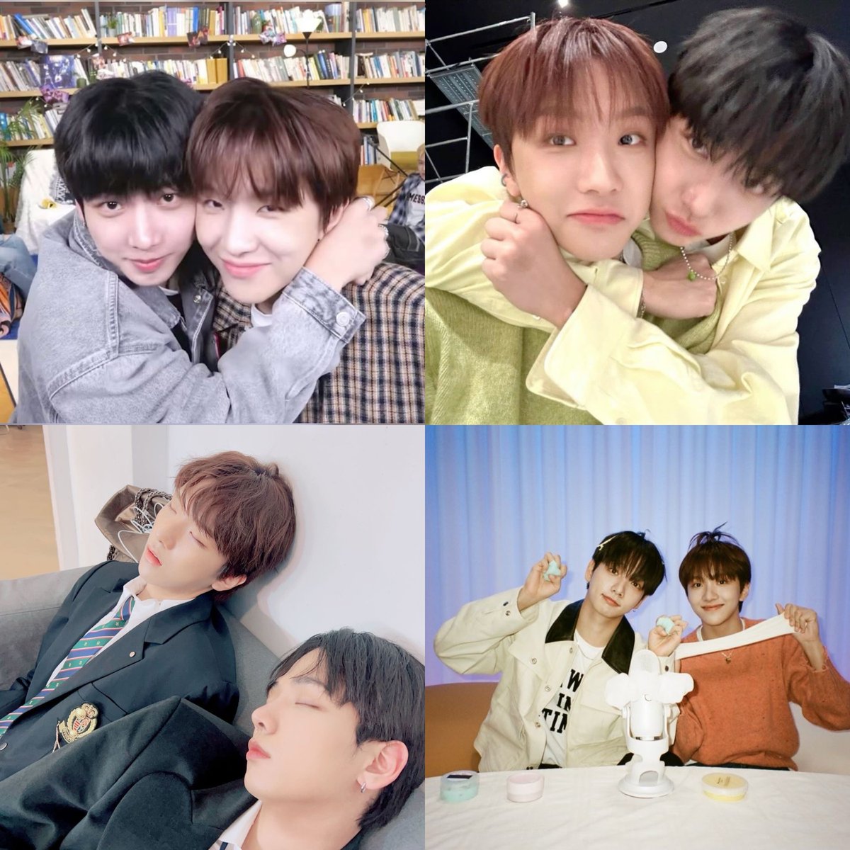 dailywoonhak's tweet photo. maknae &amp; leader ᡣ𐭩ྀིྀིྀི https://t.co/fgh1cbM8gR