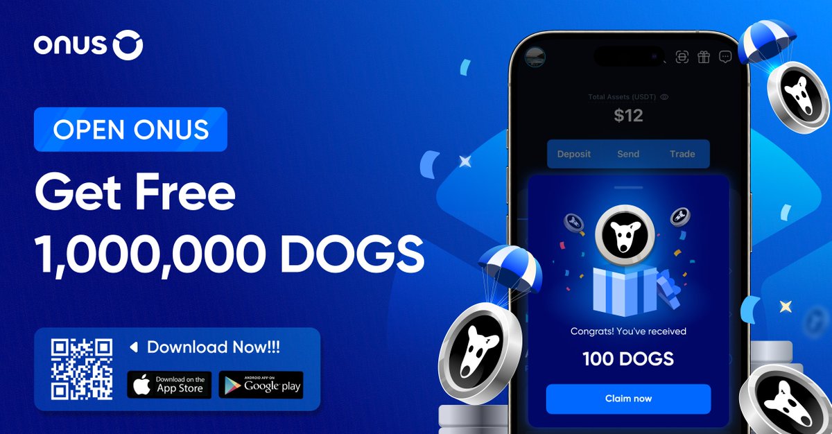 ONUSFinance's tweet photo. It’s @realDogsHouse Airdrop time: Open ONUS - Get 1,000,000 $DOGS!

🐾 Regarding the new listing on ONUS, starting from August 20, 2024, we are dropping a massive prize pool of 1,000,000 $DOGS to all #new #users (100 $DOGS/each) who:

👉 Register for an #ONUS account.
👉 Complete basic KYC verification.

🎁 Enjoy an additional #bonus 12 $USDT!

📍 For more details: https://t.co/SoGREtgEvA