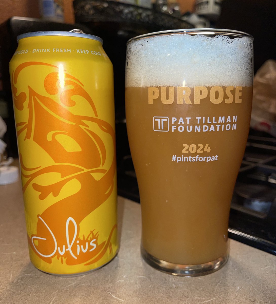 andrewtaylor09's tweet photo. Itβs only right I crack open a @TreeHouseBrewCo Julius on @SportsnutV16βs birthday! Cheers brother, and thanks @crafty_devils for the beers from the commonwealth! ππ±π³π» #PintsForPat @pattillmanfnd #TreeHouseBrewing https://t.co/c766ZOFagQ https://t.co/HLzf4M8vcp