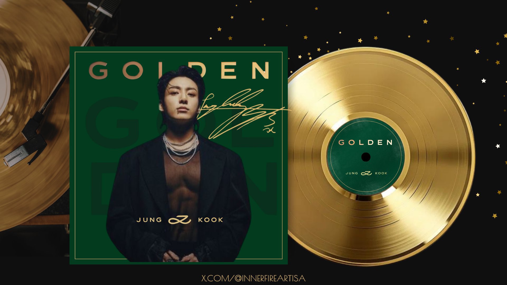 Jungkook GOLDEN 20枚 BTS JUNGKOOK - GOLDEN Vinyl LP Version – K-STAR