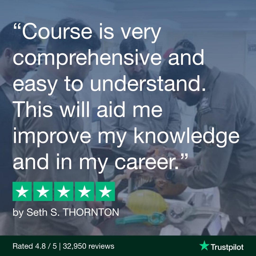 🎉 We're excited to share Seth's fantastic feedback!  Seth had a great experience taking our ACLS course compared to others. Go to SaveaLife.com to learn how to save lives!  #Easylearning #AMC #Positivereviews #Trustpilot #CPR #BLS #ACLS #PALS #ContinuingEducation