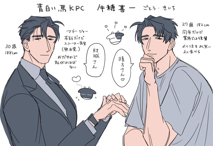 青白い馬KPC
あんのーさんがラスカル様の弟連れてきてくれるので私は角砂糖の遠縁にしました 右に決定‼️ 