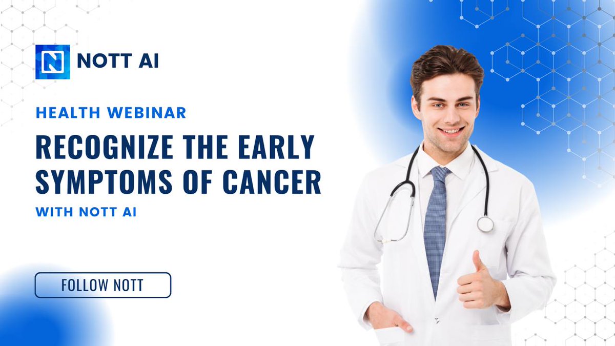 nott_depin's tweet photo. 🚨 Early cancer signs to watch for:

- Unexplained weight loss
- Persistent fatigue
- Skin changes
- Chronic cough/hoarseness
- Unusual lumps

These signs can be hard to notice—87% of us are busy and distracted by daily life. That’s where @nott_depin  comes in—saving you time by observing your sleep, breath, daily activity, and stress levels. Connected directly to your phone, the NOTT watch acts like a remote doctor, helping you stay informed, alert, and protected. #DigitalHealth #NOTT