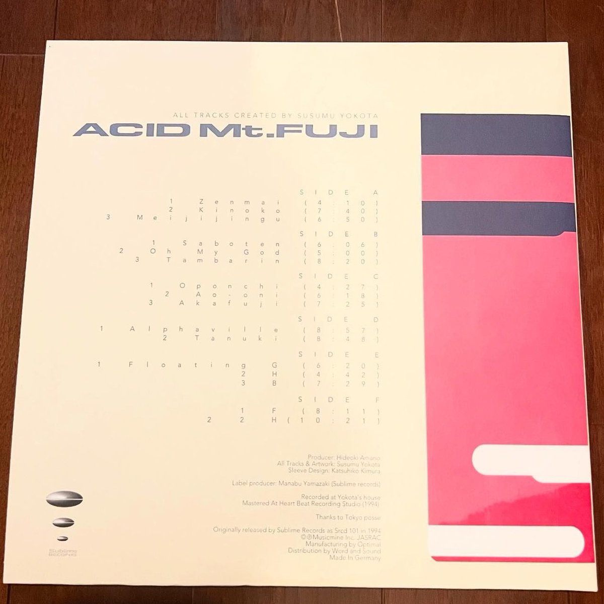 sublimerecords's tweet image. SUSUMU YOKOTA - ACID Mt.FUJI  
アナログ盤リマスター30周年記念エディション  

アーティスト: ススム・ヨコタ  
リリース: 2024年9月6日 
予約▶︎ musicmine.bandcamp.com/album/acid-mt-…　#kenishii #susumuyokota #reissue