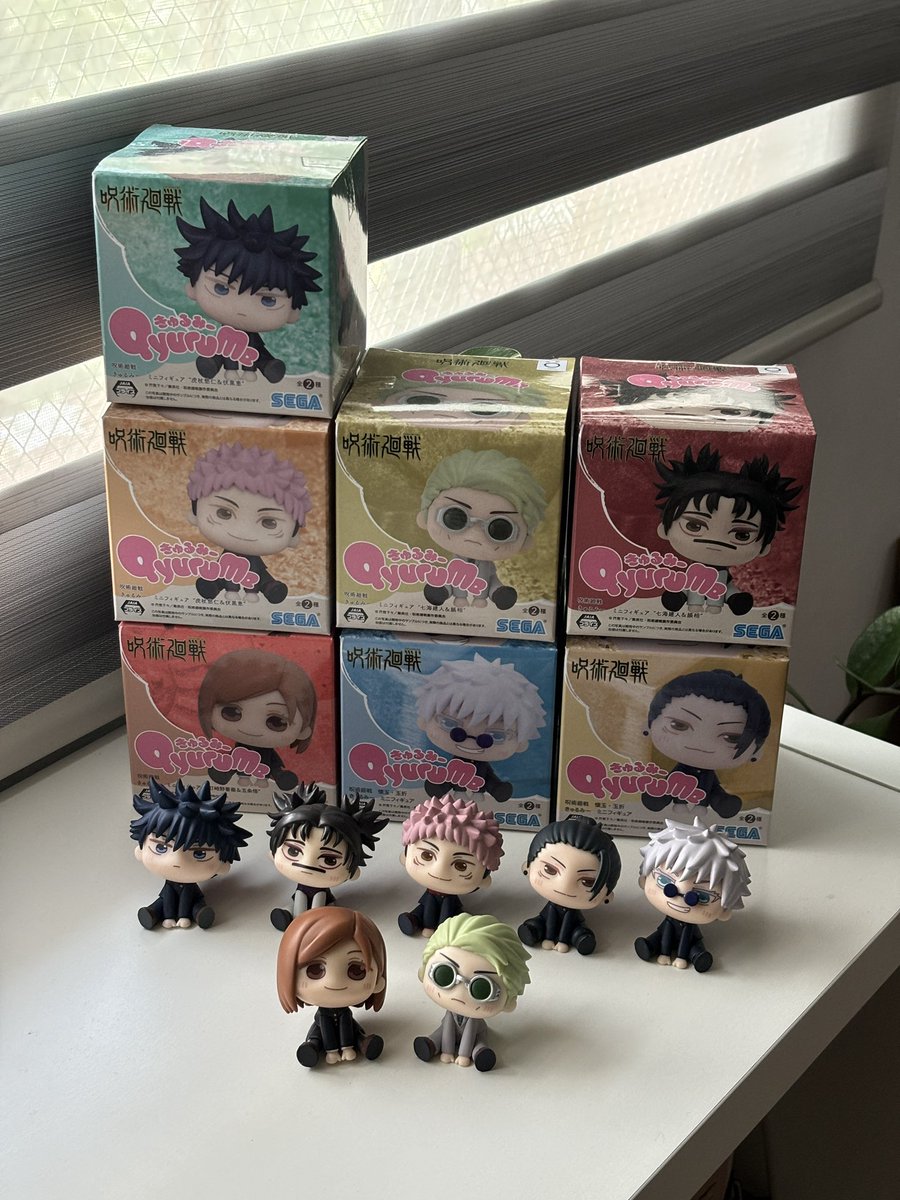 privvyutaa's tweet photo. wts/lfb jjk ph • quitting sale

Jujutsu Kaisen Qyurume/Kyurumi Figures 

take all: ₱4,600 + free shipping (capped at ₱150 for grab/lalamove or lbc)

(will push thru when all sets are taken) 

set 1 nanami, nobara ₱1390
set 2 choso, megumi ₱1390
set 3 geto, yuji, gojo ₱1990 https://t.co/hHySej2Gr0
