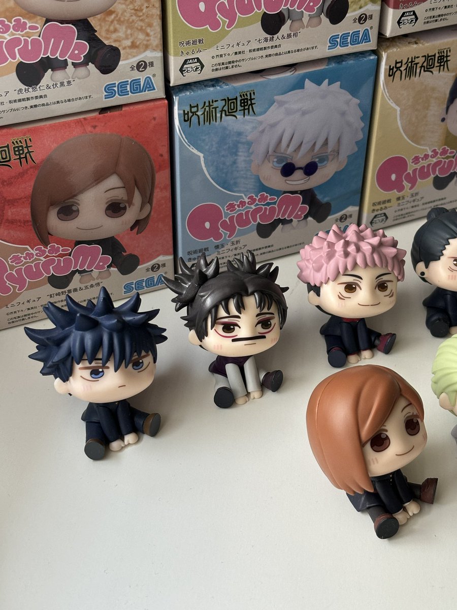 privvyutaa's tweet photo. wts/lfb jjk ph • quitting sale

Jujutsu Kaisen Qyurume/Kyurumi Figures 

take all: ₱4,600 + free shipping (capped at ₱150 for grab/lalamove or lbc)

(will push thru when all sets are taken) 

set 1 nanami, nobara ₱1390
set 2 choso, megumi ₱1390
set 3 geto, yuji, gojo ₱1990 https://t.co/hHySej2Gr0