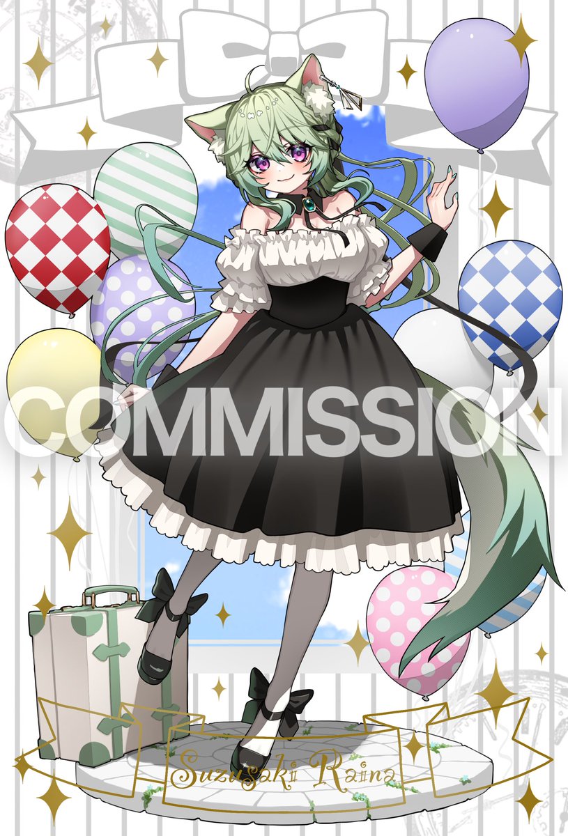XxTu___xX's tweet photo. リクエストありがとうございました！🦊🧳🎈
https://t.co/g6bPeM2ndg #Skeb #Commission @skeb_jpより https://t.co/sBpTz8XGhw