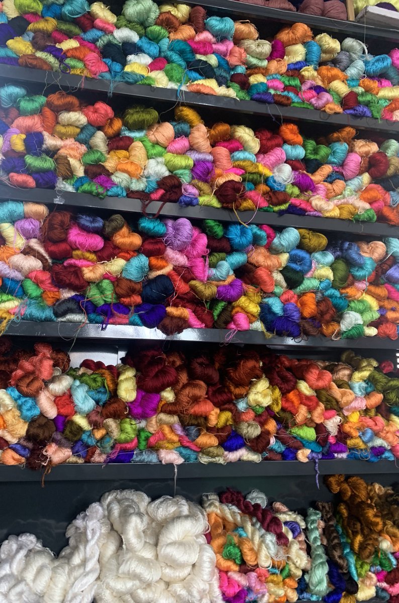 PashmIndia's tweet image. Selecting the perfect thread for Pashmina embroidery is an art form in itself, requiring a deep understanding of color, texture, and nuance to create a masterpiece that transcends time and trends.

#pashmindia #pashminashawl #kashmircraft #jammuandkashmir