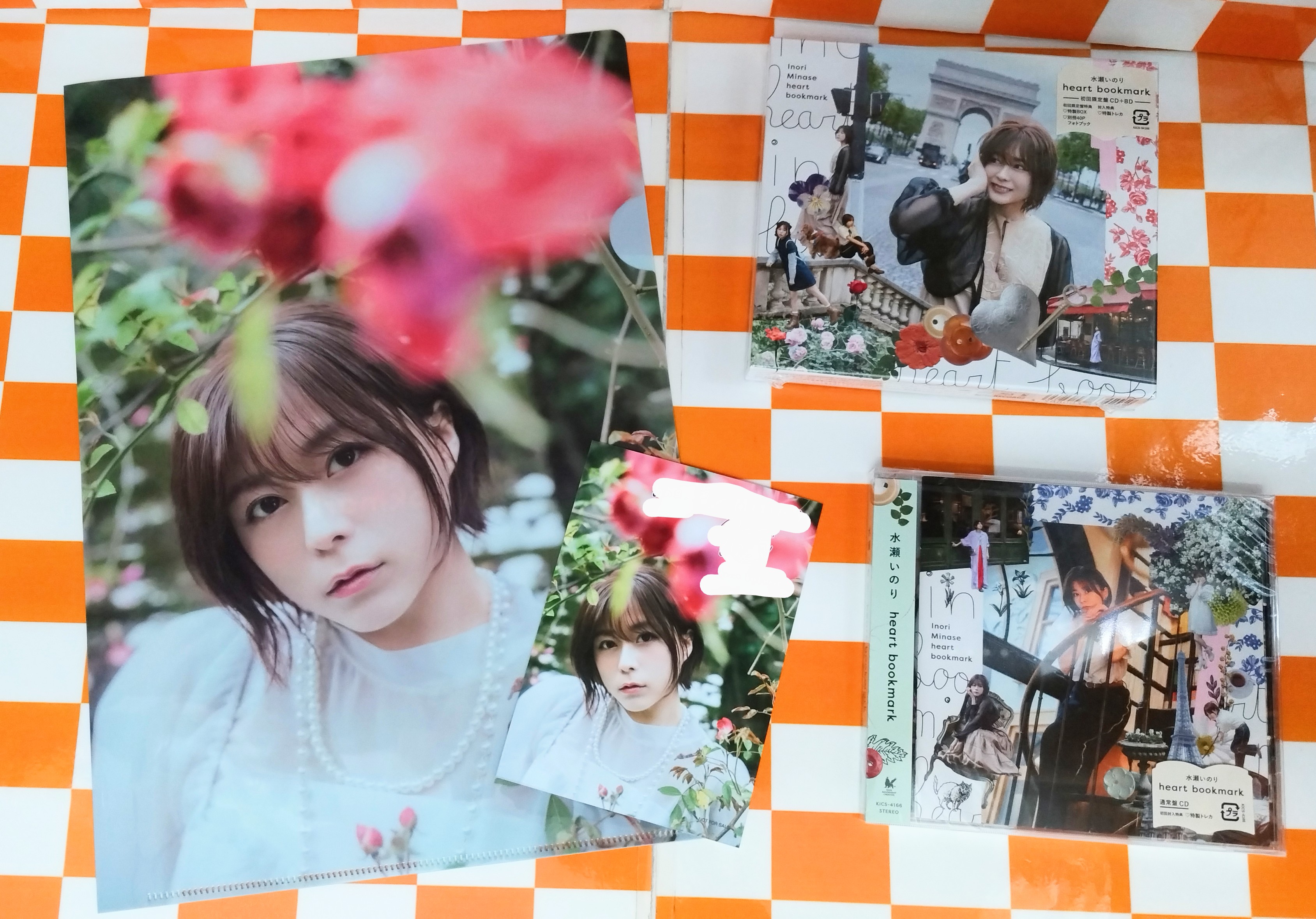 水瀬いのり heart bookmark 特典(水瀬いのり 『Inori Minase 水瀬いのり heart bookmark 特典(水瀬いのり 『Inori Minase
