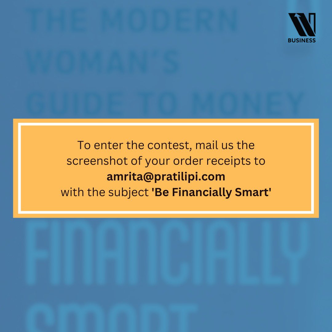 Stand a chance to win an amazon voucher and interact with <a href="/Nita_Menezes/">Nita</a> !

Pre-order your copy of Financially Smart today:
amzn.in/d/eRq621F