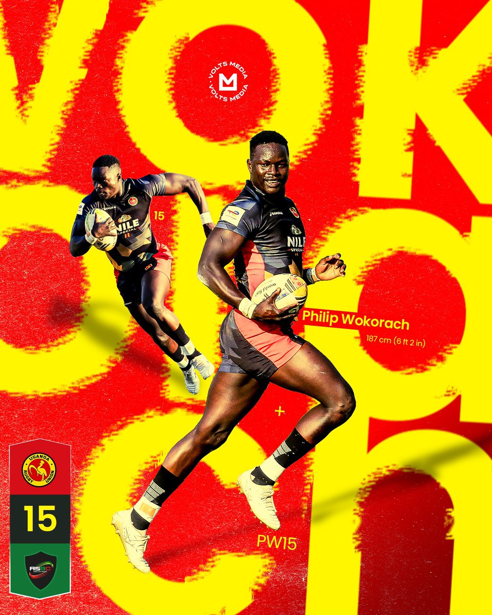 voltsmedialtd's tweet photo. Today in our JERSEY NUMBER SERIES spotlight we celebrate the incredible talent of @philip_wokorach , the phenom PW15. @UgandaRugby @ASBC_Rugby
All images shot by @Mugabiarts
#voltsmedia #JerseyNoSeries #smsdesign #sportsdesign https://t.co/GIqNYP9i1w