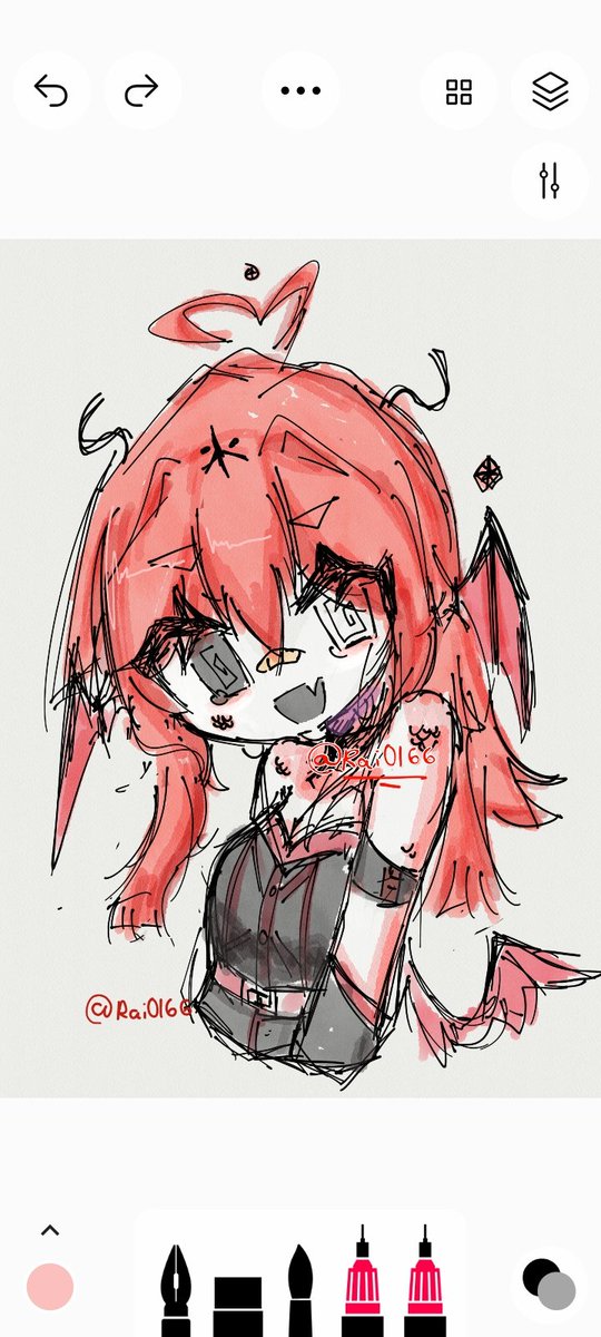 0166_dump's tweet photo. 🌹🦇 Little demon!

#sketches #digitalart #art #illustration #drawing #originalcharacterart https://t.co/w9BvETdWCn