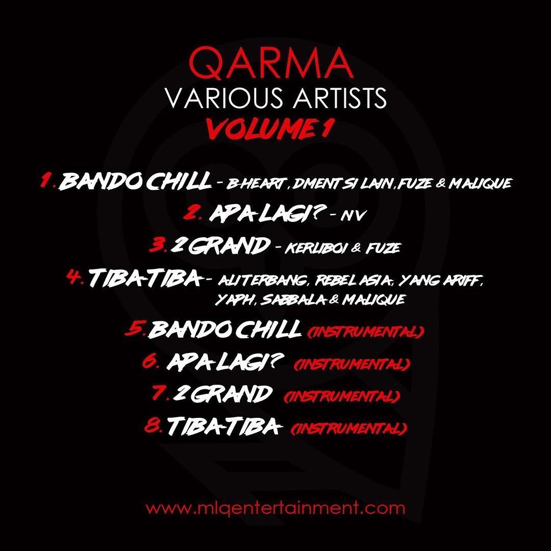 ItsBHeart's tweet photo. QARMA VARIOUS ARTISTES- Volume 1
Pre-order at https://t.co/4EfnOQwpBl. Hanya hingga 31/8.
#Qarma #Malique https://t.co/5uFtqfKFho