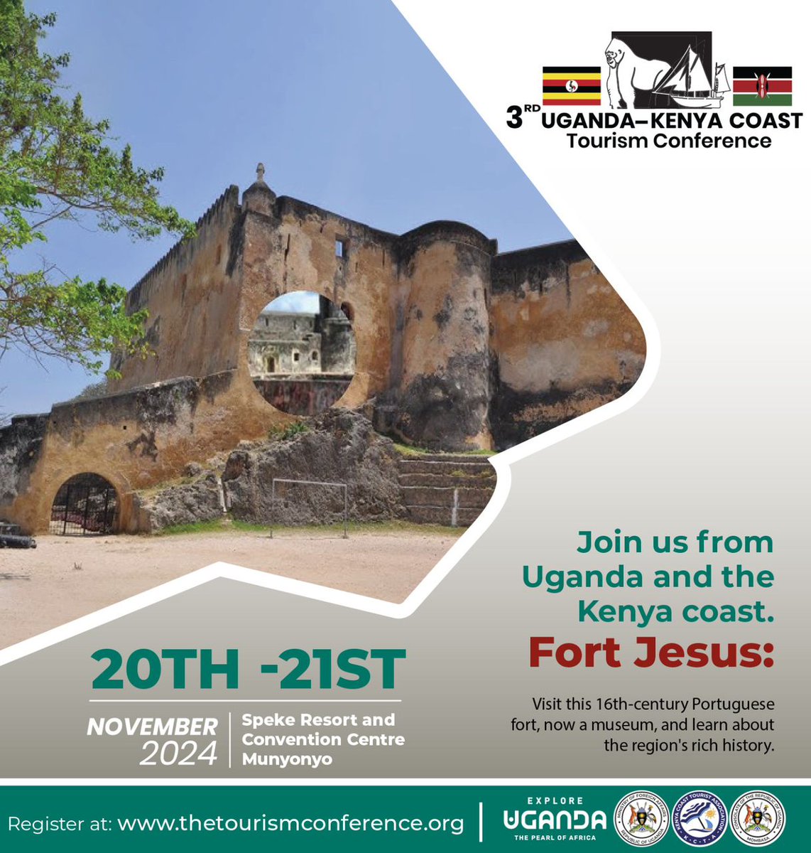 UgandaMombasa's tweet image. The 3rd Uganda Kenya Coast Tourism Conference is upon us and the slots are quickly running out. Register now thetourismconference.org
- Industry leaders giving experience of their journey
- Excursions on Mombasa coast
- B2B meetings and exhibition
#UgandaMeetsKenyaCoast