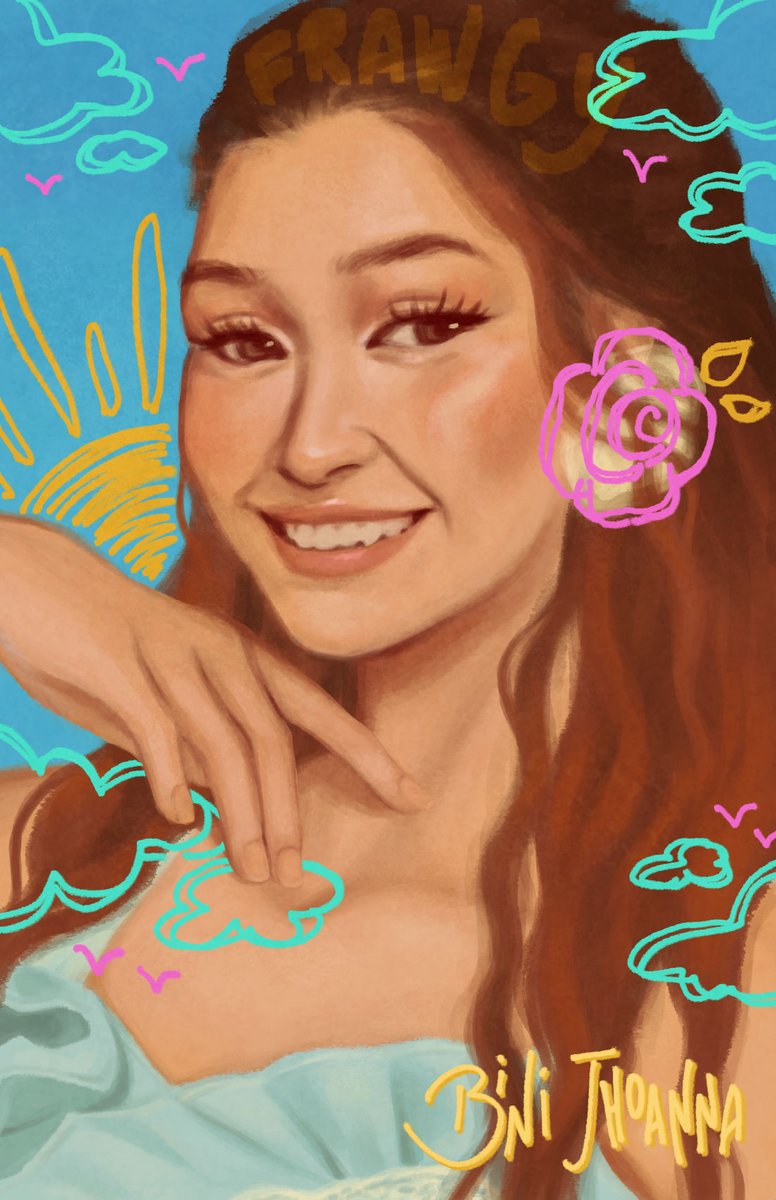 jhoanna done!! :DD 6/8 of my BINI art hehe
this also might be my fave BINI art so farr,, jho is just sooo pretty ><
will be available as photocards with the rest soon~

#BINIJhoanna #BINI <a href="/BINI_ph/">BINI_PH</a> <a href="/bini_jhoanna/">Jhoanna Robles 🦋</a>