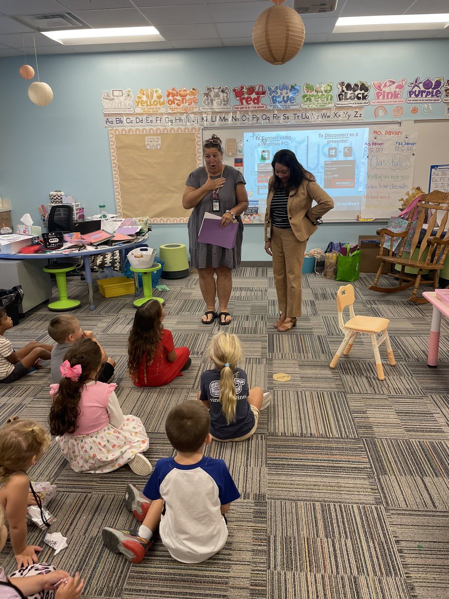 During a recent visit to <a href="/BeachsideElem/">Beachside Elementary School</a>, it was impressive to see Ms. Harris &amp; Ms. Heller in action. Mrs. Harris achieved the highest readiness scores in VCS &amp; Mrs. Heller had her students already explaining vertices in their math lesson. Both teachers are doing outstanding work.