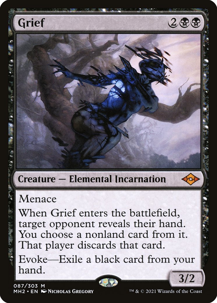 manatrust's tweet image. Legacy 💥 Grief bannata! I deck combo ne risentiranno. 

Come si evolverà il meta di Legacy senza questa potente carta?

 #MTG #MTGban #Legacy