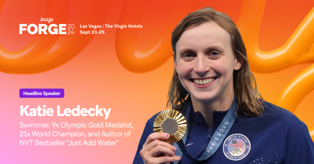 IsThatJeff's tweet image. 🌟 Exciting News for #BrazeForge24! 🌟 We’re pumped to announce Olympic gold medalist @KatieLedecky as a keynote speaker at #BrazeForge24, alongside soccer superstar @AlexMorgan13! 🏊‍♀️⚽ Grab your tickets before prices go up! bit.ly/4aq2X4W