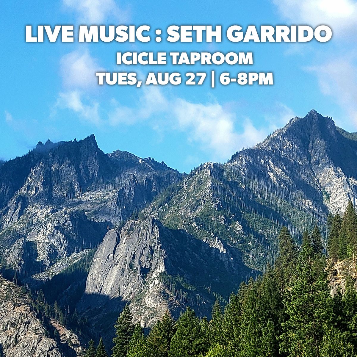 Join us tonight at our taproom from 6-8pm and groove to some sweet n' smooth tunes from local musician Seth Garrido!