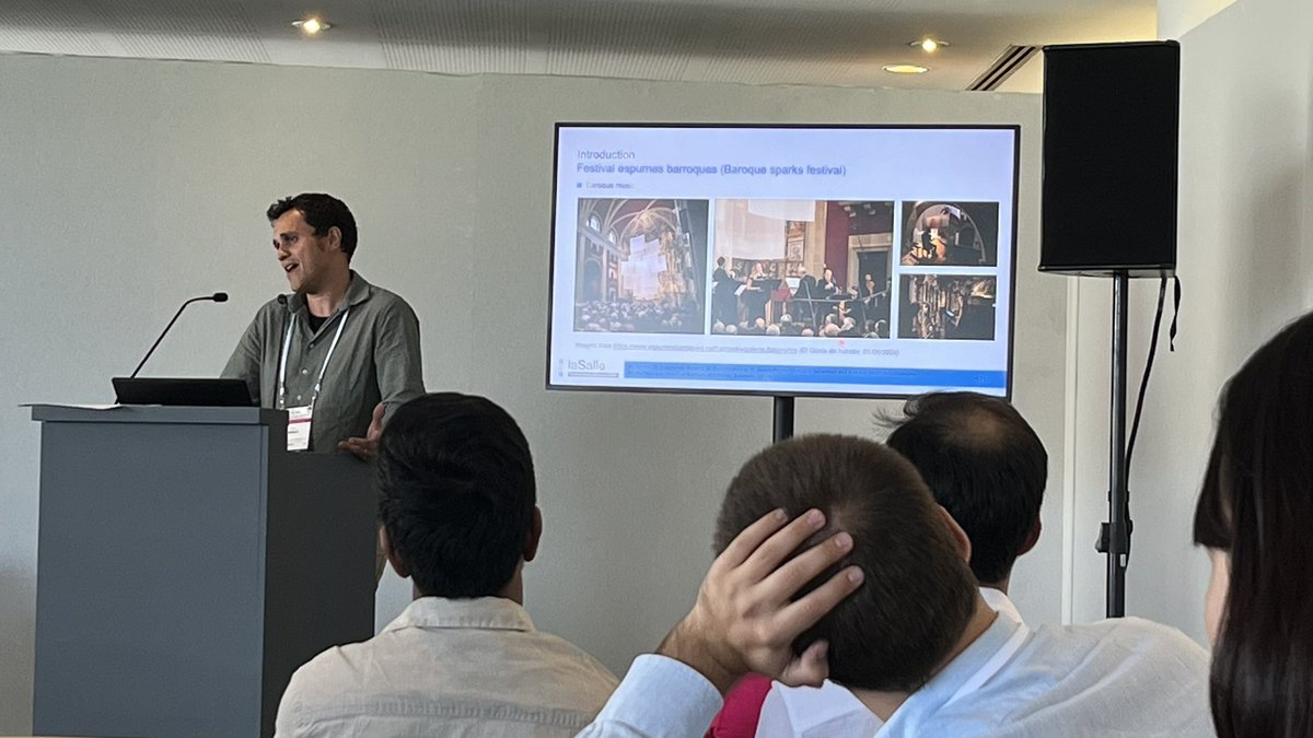 <a href="/Unipisa/">Università di Pisa</a> <a href="/sonsalbalco/">Sons al Balcó</a> <a href="/internoise2024/">Internoise2024</a> <a href="/EsterVidana/">Ester Vidaña</a> And now <a href="/MarcArnela/">Marc Arnela</a> is presenting the analysis conducted in the framework of <a href="/espurnesbarroqs/">Espurnes Barroques</a> Project and <a href="/LaSalleBCN/">La Salle BCN</a> proposals to improve the acoustics of Santuari del Miracle for baroque music. <a href="/internoise2024/">Internoise2024</a>