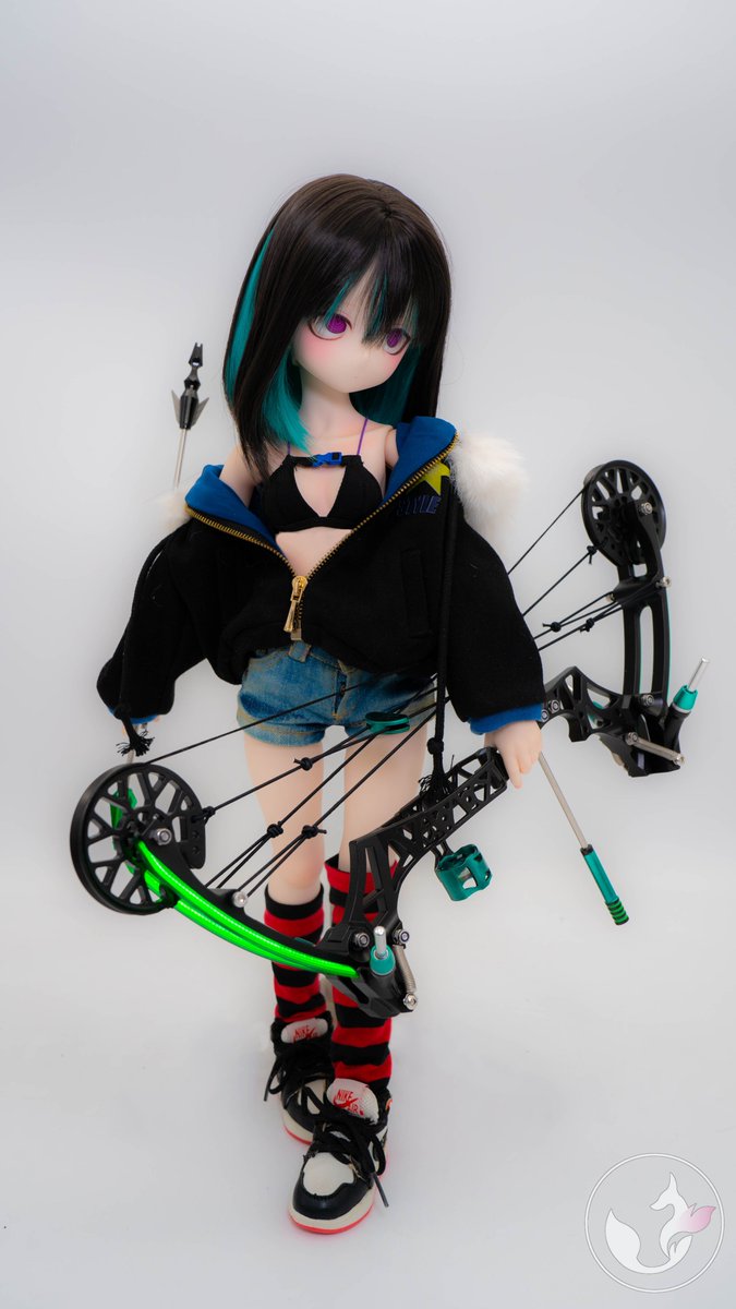 s8417406's tweet photo. VOL.03
3D Print－1/3サイバーパンク風：複合弓（LED付き）
長さ：35.5cm
モデル：MDD

シリーズ開発中
#白狐夢境 
#MDDはいいぞ 
#DDはいいぞ https://t.co/Irov61IaI4