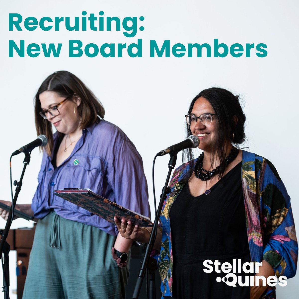 Would you like to support us to create shows, engage communities &amp; develop creatives, all with the aim of achieving greater equality? 

Our Board is currently seeking two new Board Members to join them! 💜

Deadline: 29th September 23:59
Learn more: stellarquines.co.uk/join-the-board 🧡