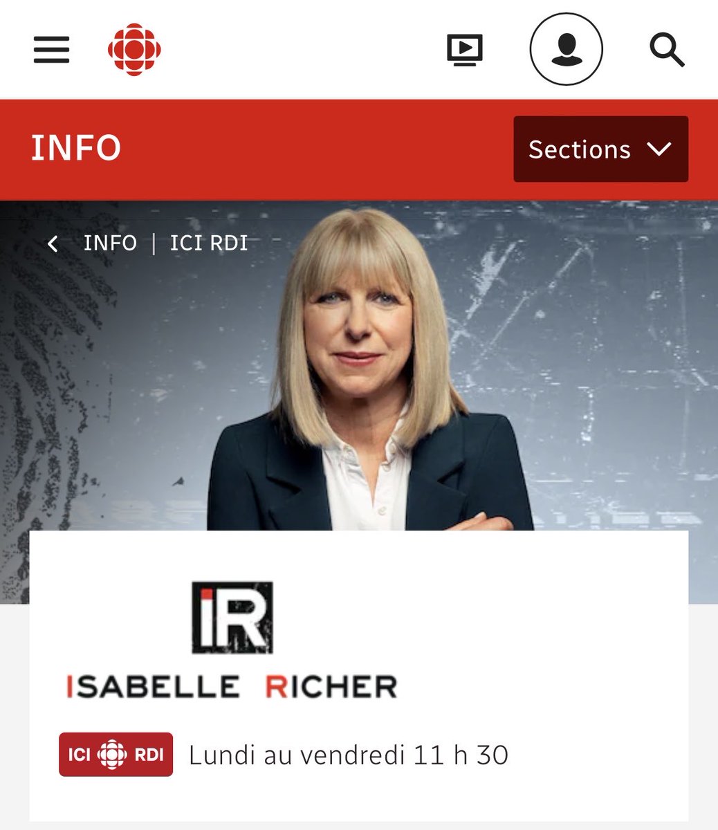 Une nouvelle saison s’amorce pour moi avec une chronique judiciaire chaque mardi pour raconter les histoires marquantes de la région de Québec. Tout un privilège de partager l’écran qq minutes avec l’incomparable ⁦<a href="/IsabelleRicher/">Isabelle Richer</a>⁩ 🙏