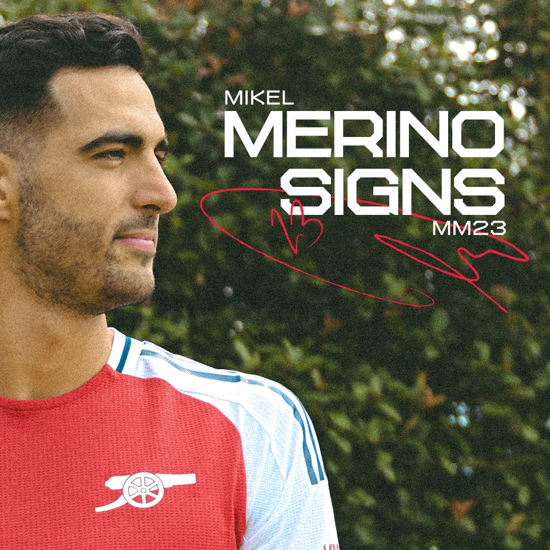 Arsenal's tweet photo. Steel. Passion. Determination.

The lowdown on our latest signing, Mikel Merino 👇