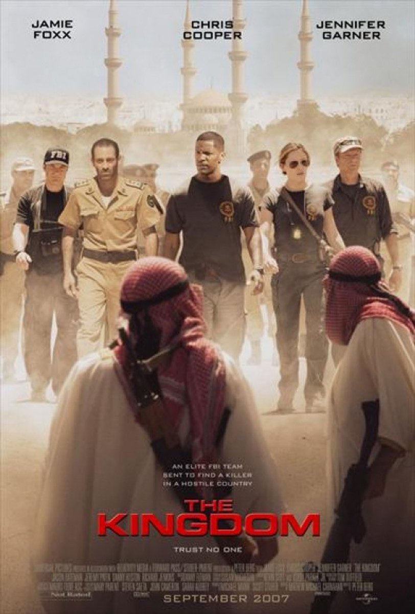 السعودية زعلت من فيلم #حياة_الماعز لانه فيلم هندي 

بس اكو فلم امريكي اسمه the kingdom مخلي السعودية ار.هابية والسعوديين كلهم متطرفين ومصور البلد في اسوا صورة مع ذلك محد قدر يحجي  لانهم امريكان 🤷🏻‍♂️😅