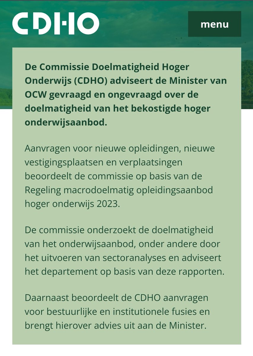 DeNRTO's tweet image. #HogerOnderwijs update: De agenda voor het ledenoverleg HO op 5 sept en het verslag 6 juni jl. staat klaar in het ledenportaal: portal.nrto.nl/cms/showpage.a…

Ditmaal zijn als sprekers uitgenodigd: Paul Rullmann en Veerle Sanderink van #CDHO, de Commissie Doelmatigheid Hoger Onderwijs.