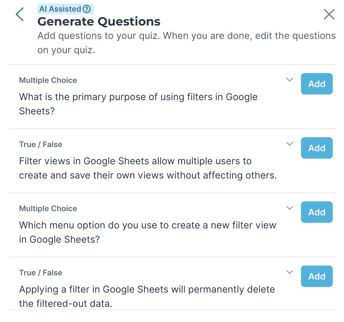 Really loving the AI generated assistance built into the <a href="/Socrative/">Socrative</a> quiz creation for simple checkpoint understanding questions! Such a time saver, to get valuable formative student info!