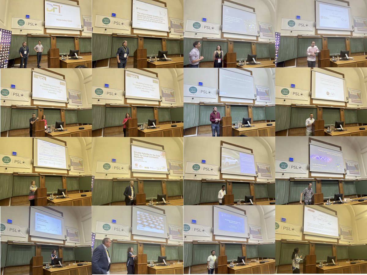 DFT2024's tweet photo. Day 3 of #DFT2024 is ending! Let's thank all the speakers of the day for their exciting talks! See you soon for the poster session! https://t.co/n5tRt9XkGm