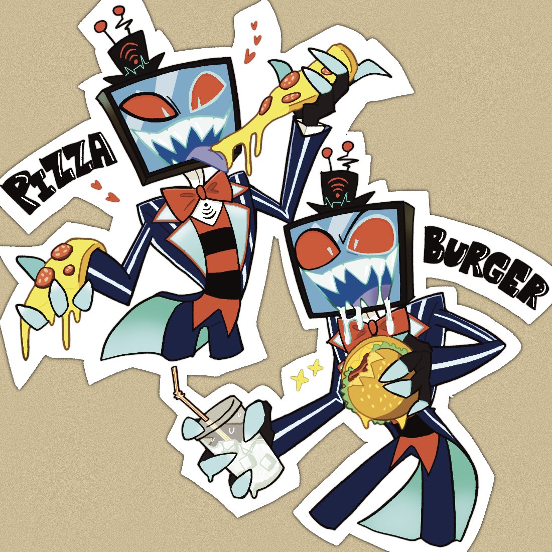 VOX！！🍕vs🍔！！