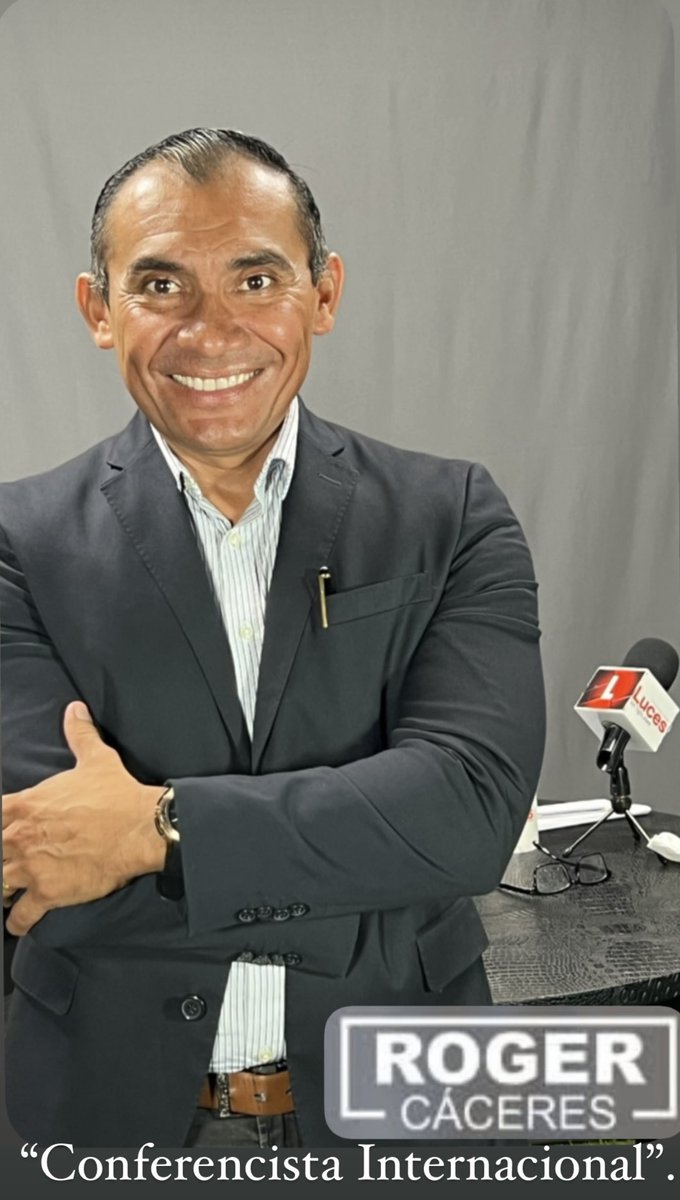RogerCaceres's tweet photo. “Conferencista Internacional”. https://t.co/AT6TFtS87W
