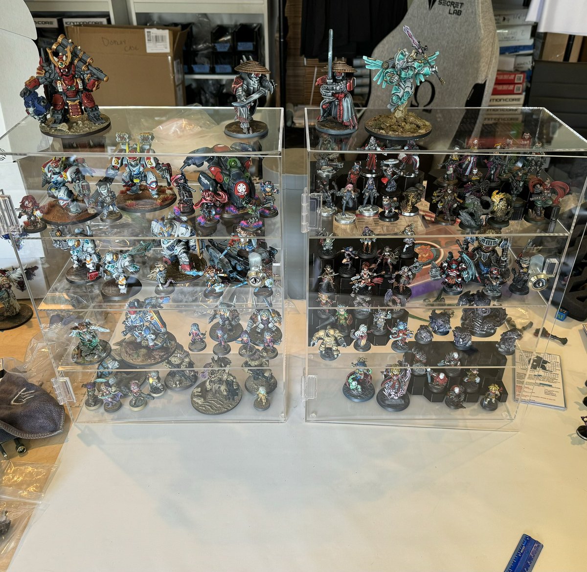 IgnitionCoreLLC's tweet photo. We finished planning our display yesterday. Everything is packed and staged for Reapercon this weekend. Looking forward to seeing you all there!
#ignitioncore #ignitioncoregames #tabletopgames #miniaturepainting #ttrpg #jrpg #dungeoncrawler #swordworld #magicalgirlassault https://t.co/OsgrnHBff0