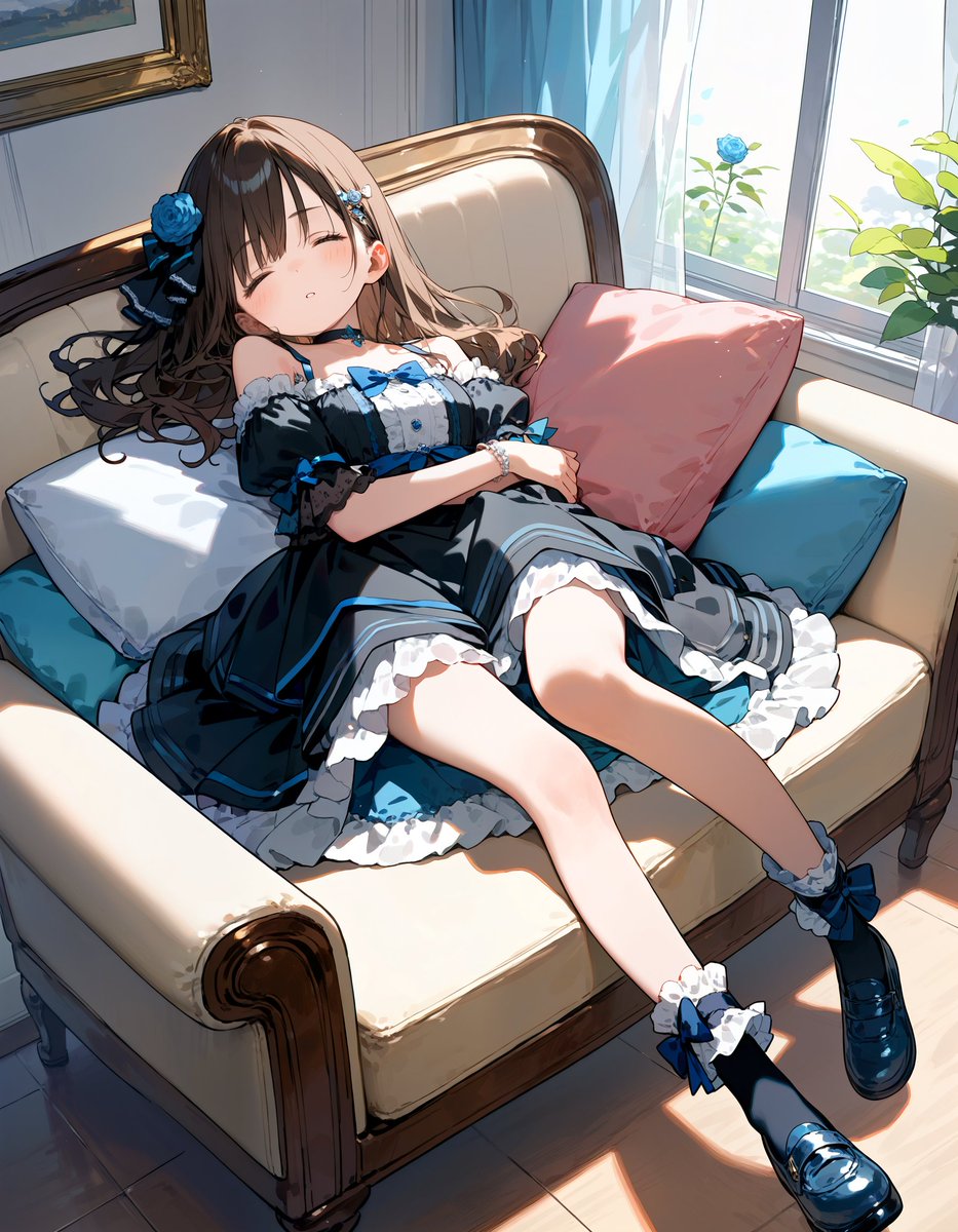 yomikakiyomi's tweet photo. 仮眠のはずが熟睡💤
#deep_sleep #Gothic_Lolita #Aipictors #AIart #stablediffusion #AIイラスト好きさんと繋がりたい https://t.co/NPCKsGSsUh