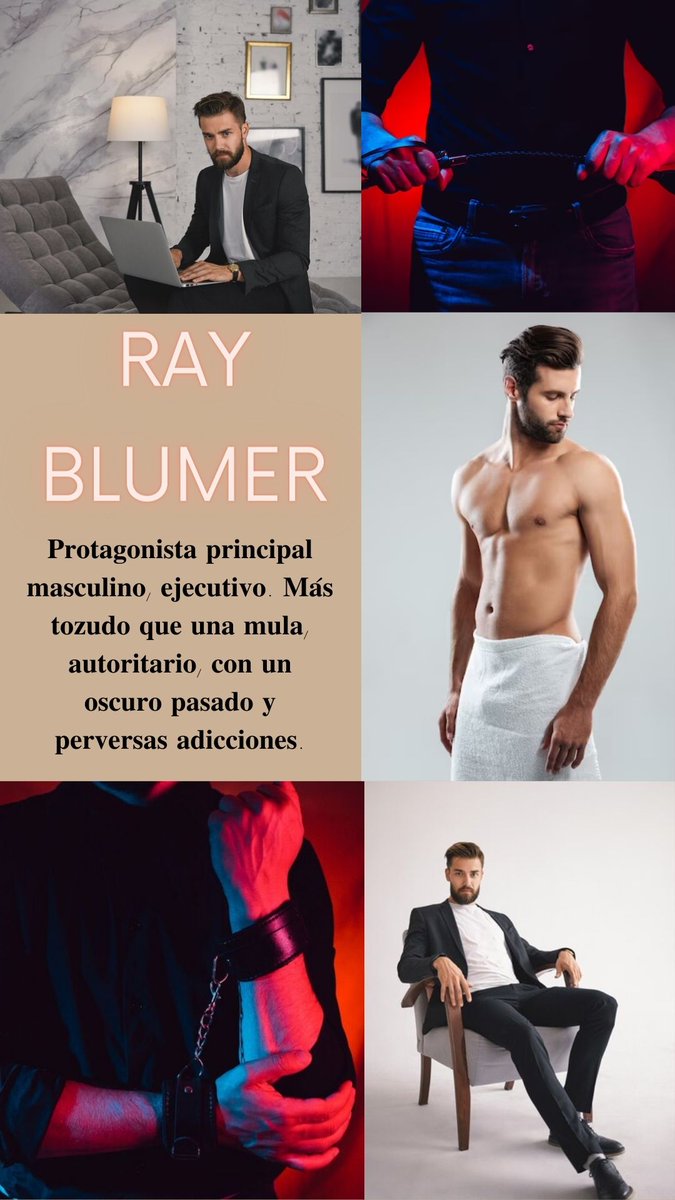 Dana_Maat's tweet image. Ray Blumer: Protagonista principal masculino, ejecutivo. Más tozudo que una mula, autoritario, con un oscuro pasado y perversas adicciones.
#personality  #amazonprimeday2024  #romancebooks #autopublicados #amazon #KindleUnlimited 
amzn.eu/d/h6bF47Z