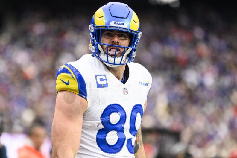 SleeperNFL's tweet photo. Rams are leaving TE Tyler Higbee on the PUP List, per @AdamSchefter 

He’ll miss the first 4 games. https://t.co/icWwm5hsdU