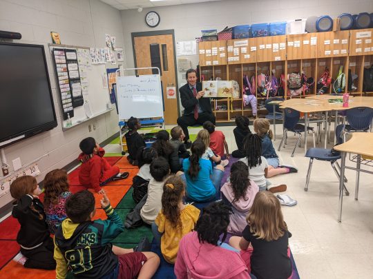 ekglaw's tweet photo. Evan Guthrie Law Firm volunteered for Sires Elementary School Rock N' Read Literacy Event in Summerville, SC on Thursday March 7, 2024. #rocknread #literarcy #lawyer #education https://t.co/mOrpv0KErY