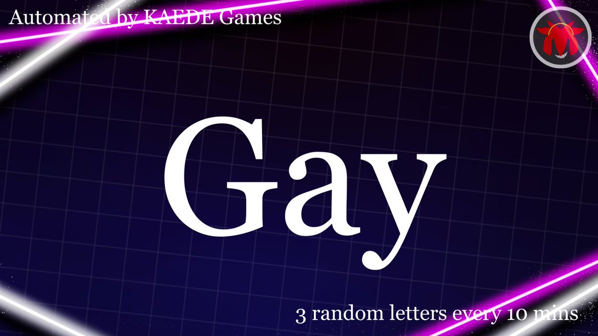 3letter_'s tweet image. G a y