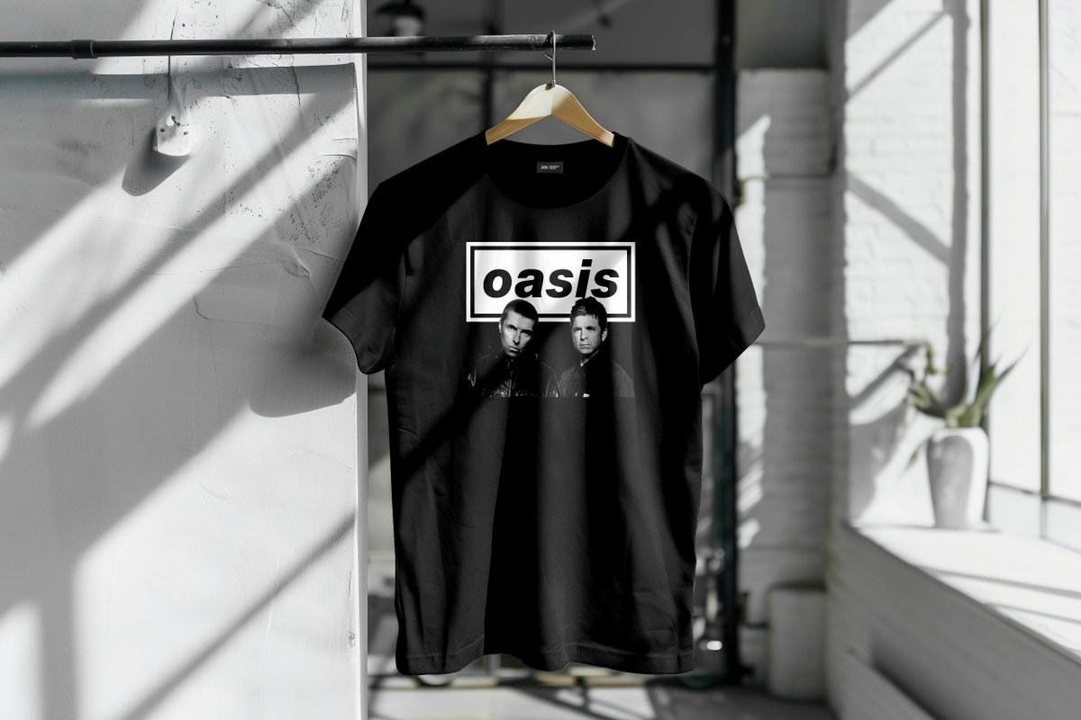 FabricFusionDes's tweet photo. Celebrate #Oasis #oasis2025 #oasisreunion #oasis30th #OasisComeback #Oasis25 in style. Shirts available in various colours and print to suit you. £13.00 including UK delivery DM to order, or visit https://t.co/SNf10ERuvw https://t.co/owCCHfrLYZ