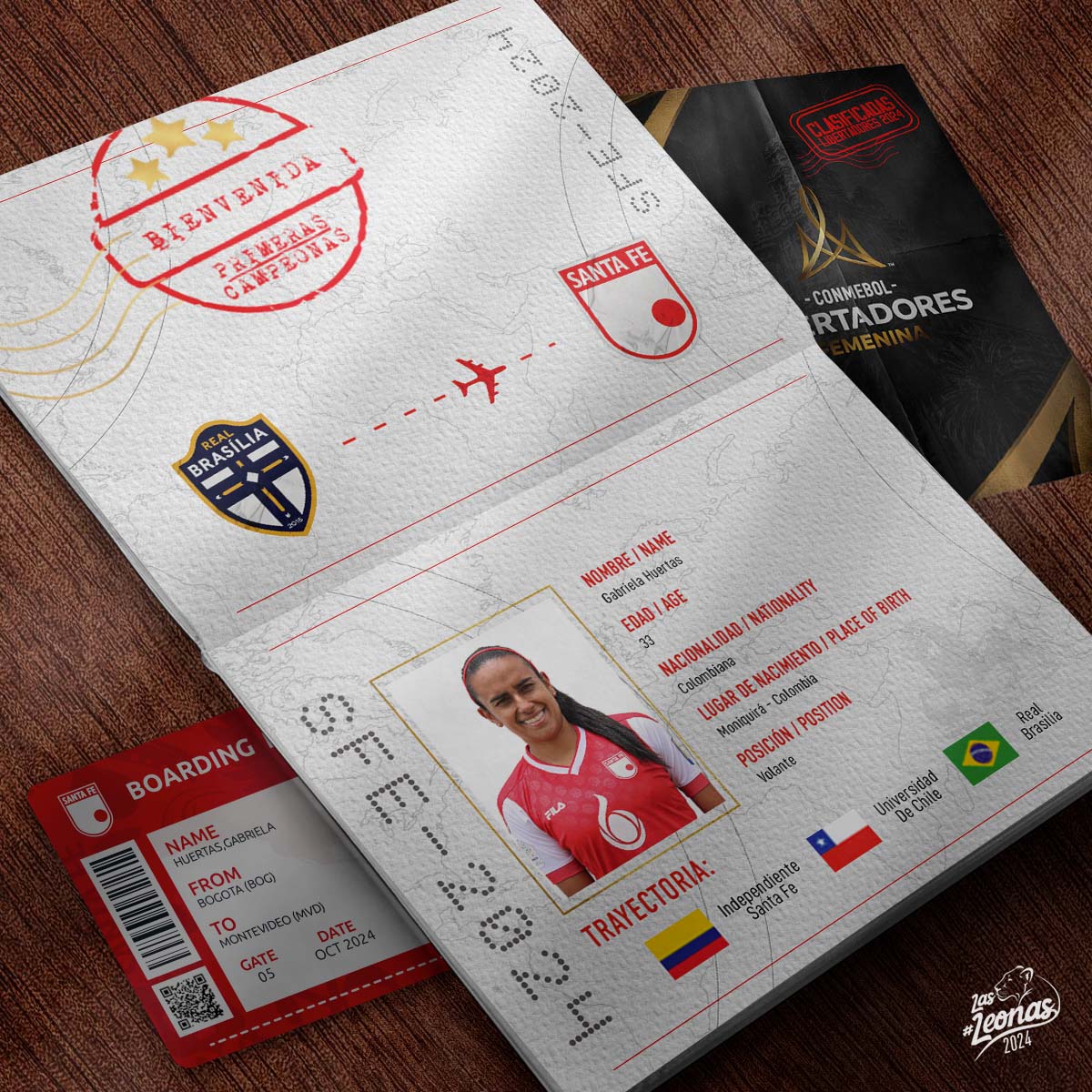 Empezamos tranqui 😌 la pretemporada...

¡Bienvenida siempre 🫡 𝗚𝗮𝗯𝗶 𝗛𝘂𝗲𝗿𝘁𝗮𝘀!

🔜 <a href="/LibertadoresFEM/">CONMEBOL Libertadores Femenina</a> 🏆

#VamosSantaFe 🇲🇨