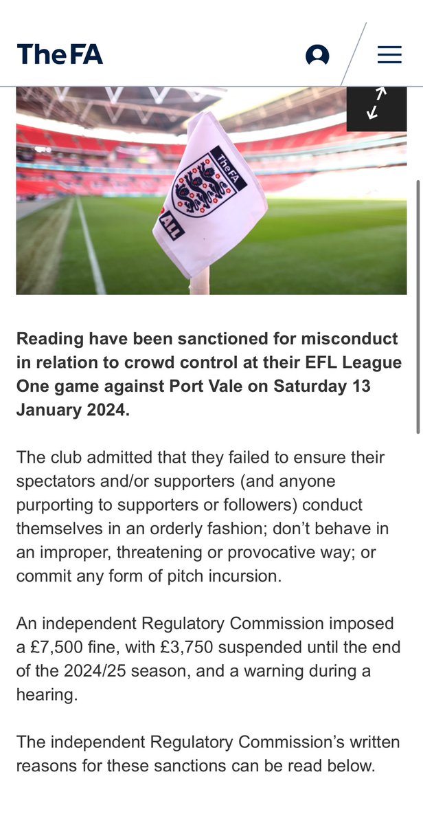 royalist1871's tweet photo. Yet again the fucking fa show their true colours . Fining us for last resort efforts by us to save our club #fuckthefa #fucktheefl  stick to arse licking the premier league https://t.co/sEtzO62Jz8